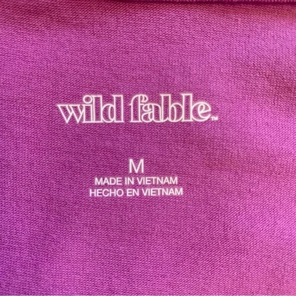 Wild Fable Size Medium Vibrant Purple Cropped Tank Top NWT - Picture 6 of 13